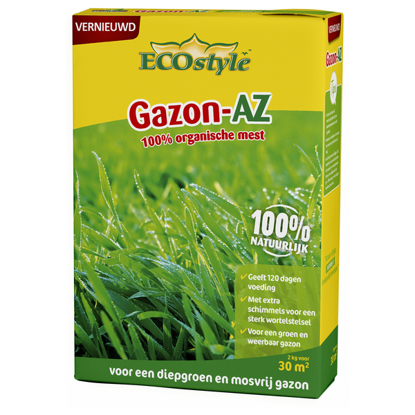 Afbeelding Ecostyle Organische Meststof Gazon-AZ 2 Kg door Petsplace.nl