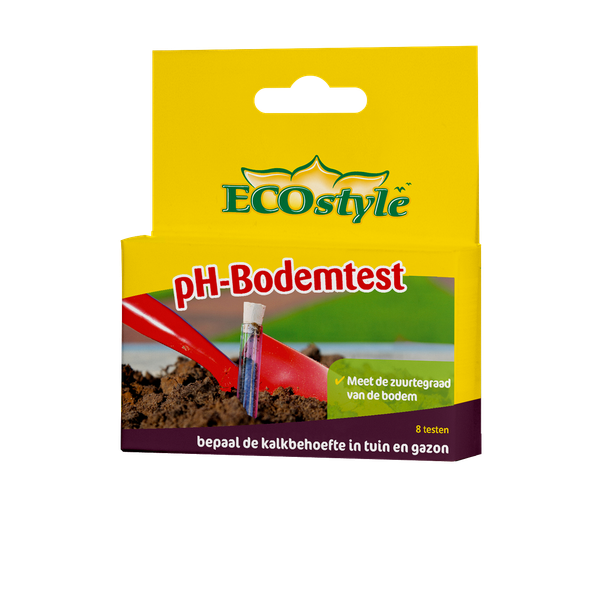 Afbeelding Ecostyle Ph-Bodemtest - Potgrond Turf - 8 stuks door Petsplace.nl