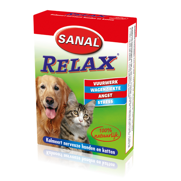Afbeelding Sanal Relax voor hond, kat en konijn Per verpakking door Petsplace.nl