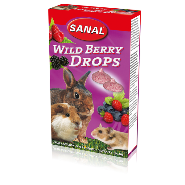 Sanal Wild Berry Drops Knaagdiersnack 45 g