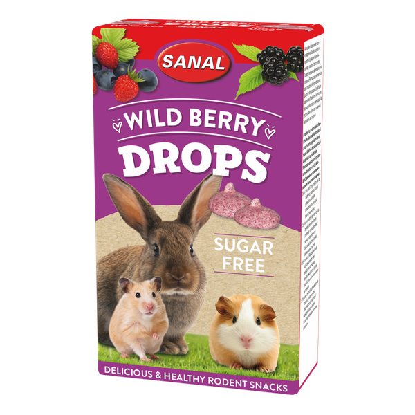 Afbeelding Sanal - Wild Berry Drops Suikervrij door Petsplace.nl