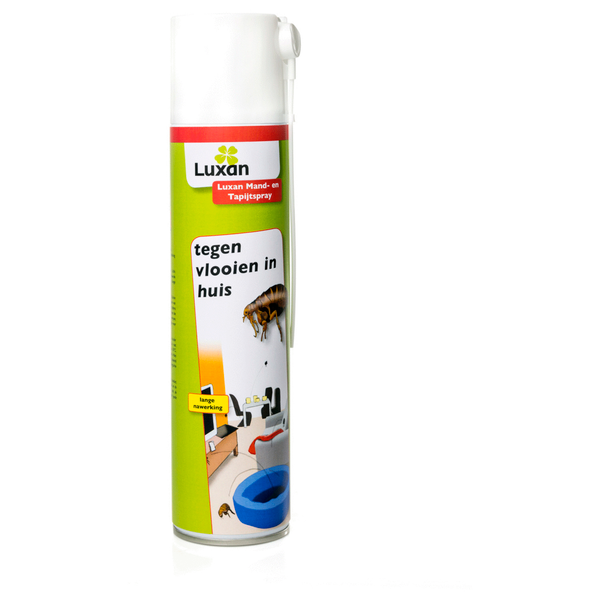 Afbeelding Luxan Mand- En Tapijtspray - Ongediertebestrijding - 400 ml door Petsplace.nl