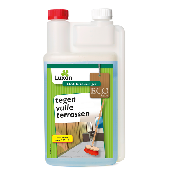 Afbeelding Luxan Terrasreiniger Concentraat - Algen- Mosbestrijding - 1000 ml door Petsplace.nl