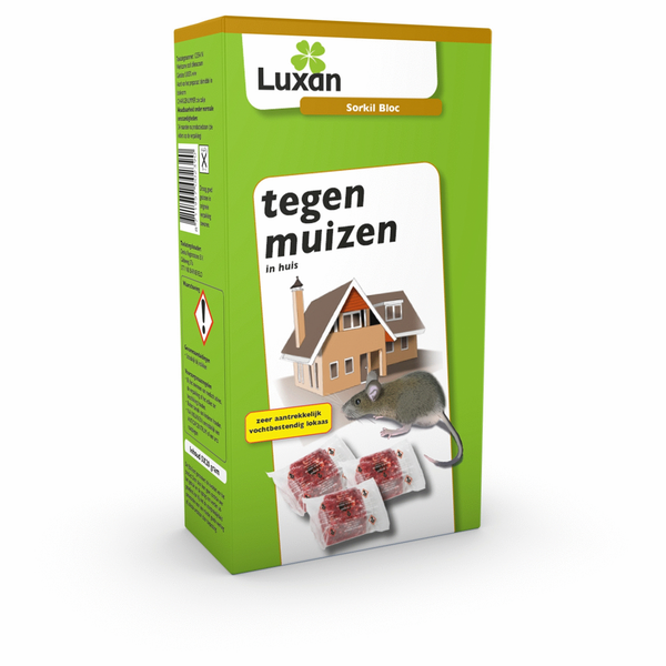 Afbeelding Luxan Sorkil Bloc - Ongediertebestrijding - 5x20 g door Petsplace.nl