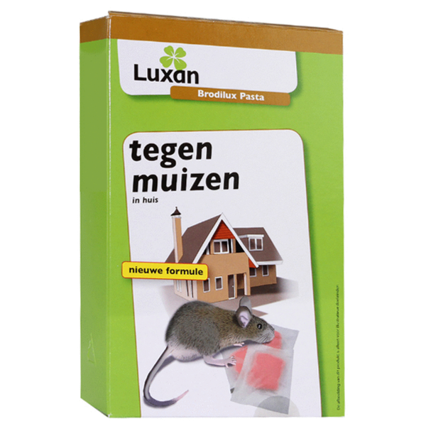 Afbeelding Luxan Brodilux Pasta Tegen Muizen - Ongediertebestrijding - 50 g door Petsplace.nl