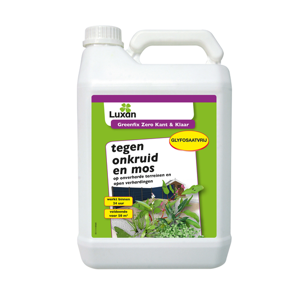 Luxan Greenfix Zero Kant & Klaar - Onkruid- Mosbestrijding - 5 l