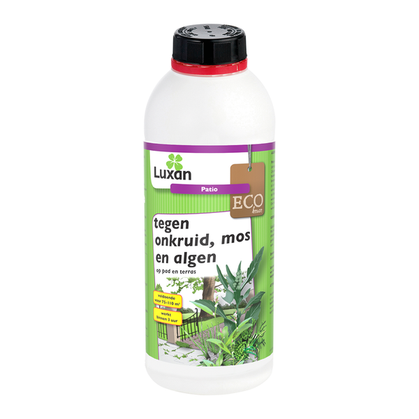 Afbeelding Luxan Patio - Onkruid- Mos- Algenbestrijding - 1 l door Petsplace.nl