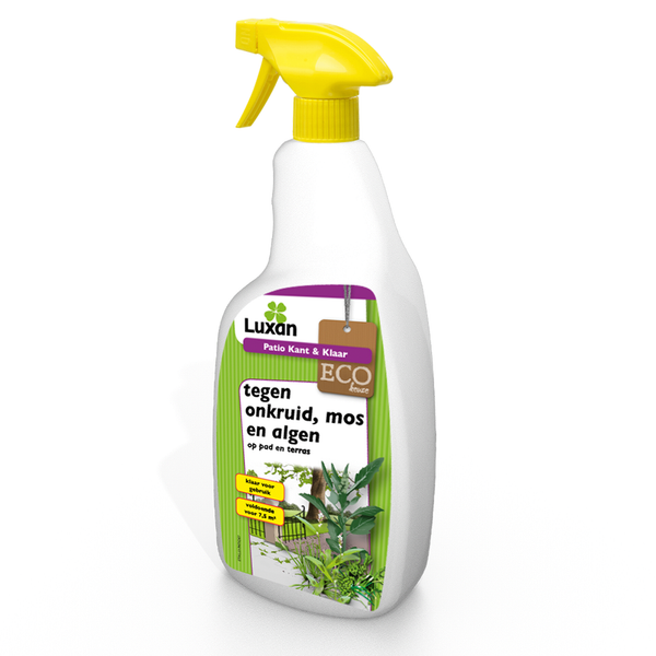 Afbeelding Luxan Patio Kant & Klaar - Onkruid- Mos- Algenbestrijding - 750 ml door Petsplace.nl