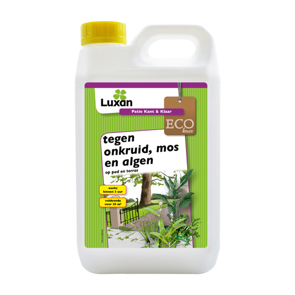 Afbeelding Luxan Patio Kant & Klaar - Onkruid- Mos- Algenbestrijding - 3 l door Petsplace.nl