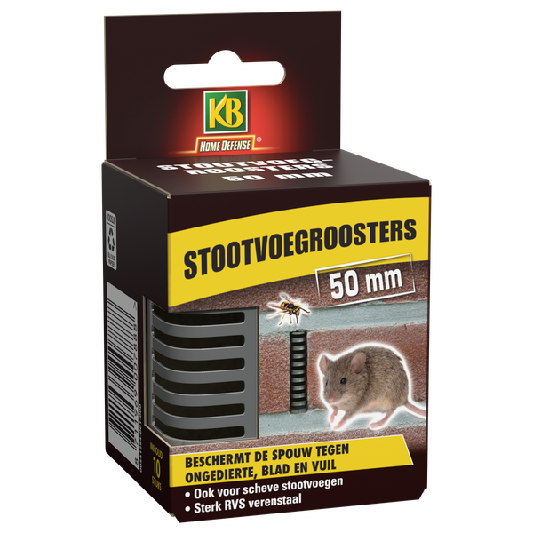 Kb Stootvoegrooster 50 Mm - Ongediertebestrijding - 10 stuks