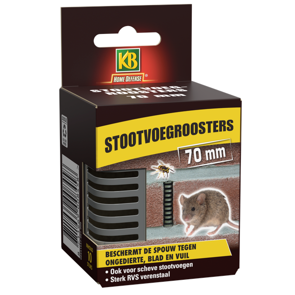 Kb Stootvoegrooster 70 Mm - Ongediertebestrijding - 10 stuks