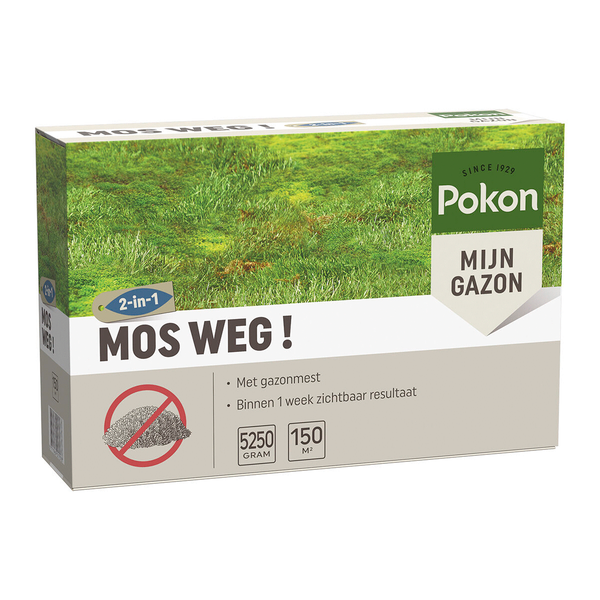 Pokon Mos Weg! - Algen- Mosbestrijding - 150 m2