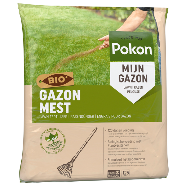 Pokon Bio Gazonmest 125m2