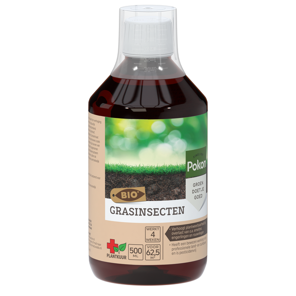 Afbeelding Pokon Bio Plantkuur Grasinsecten - Insectenbestrijding - 500 ml door Petsplace.nl