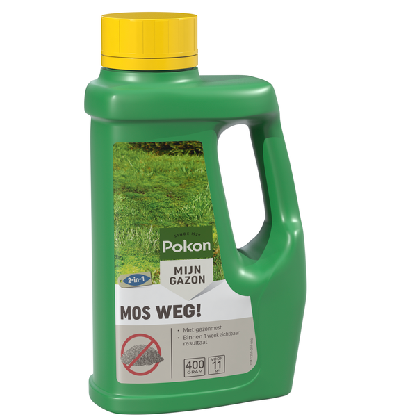 Afbeelding Pokon Mos Weg! - Algen- Mosbestrijding - 11 m2 400 g door Petsplace.nl