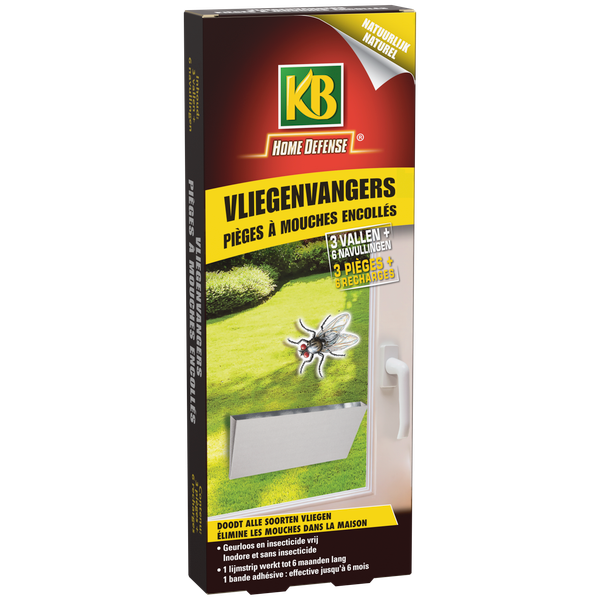 Kb Vliegenvangers - Insectenbestrijding - 3 stuks