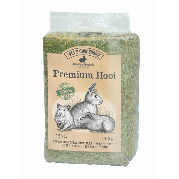 Afbeelding 4 kg Pets own choice premium berghooi door Petsplace.nl