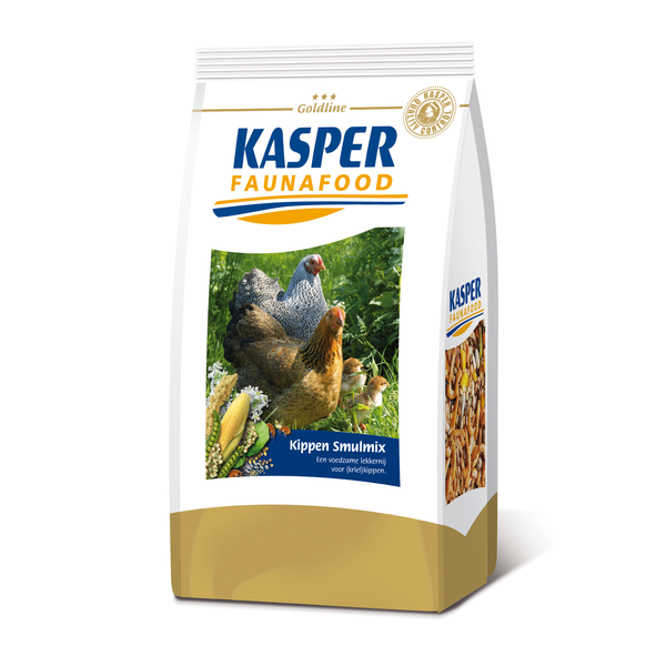 Afbeelding Kasper Fauna Kippen Smulmix 600 gram door Petsplace.nl