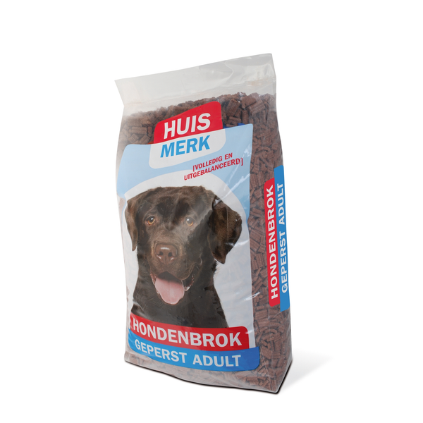 Afbeelding Huismerk Geperste Brok hondenvoer 20 kg door Petsplace.nl