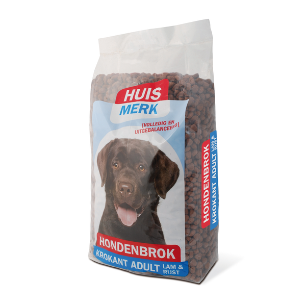 Afbeelding Huismerk Lam & Rijst hondenvoer 10 kg door Petsplace.nl