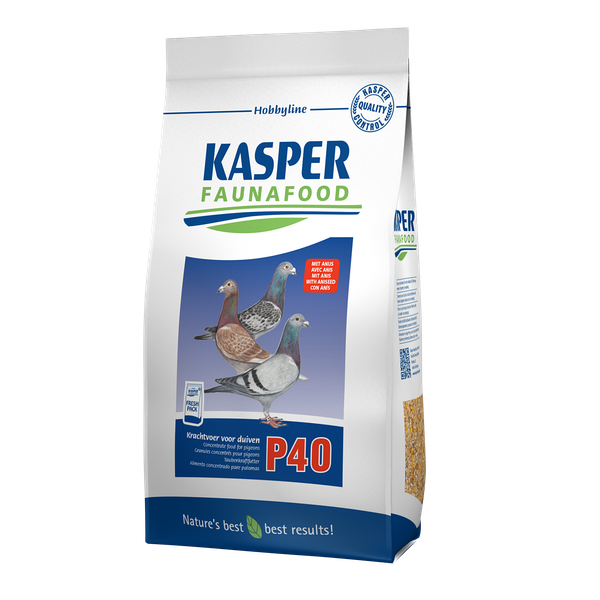 Afbeelding Kasper Faunafood P40 Krachtvoer Voor Duiven - Duivenvoer - 4 kg door Petsplace.nl