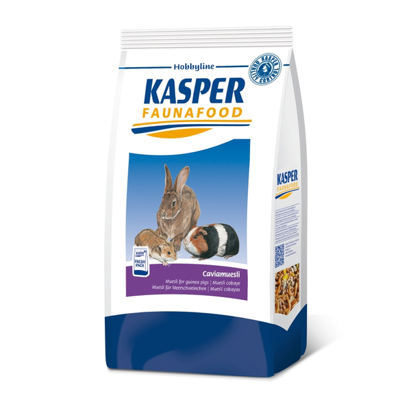 Afbeelding Kasper Faunafood Caviamuesli - Caviavoer - 2.5 kg door Petsplace.nl