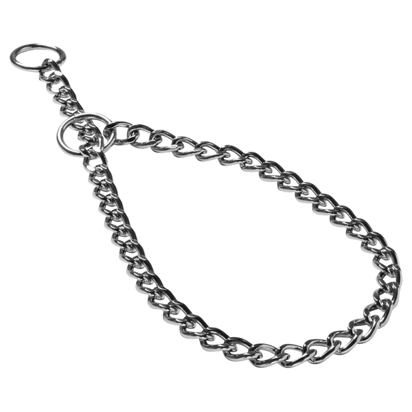 Adori Halsketting Extra Grof Chroom - Hondenhalsband - 55x0.35 cm