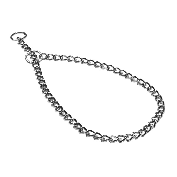 Adori Halsketting Extra Grof Chroom - Hondenhalsband - 75x0.35 cm