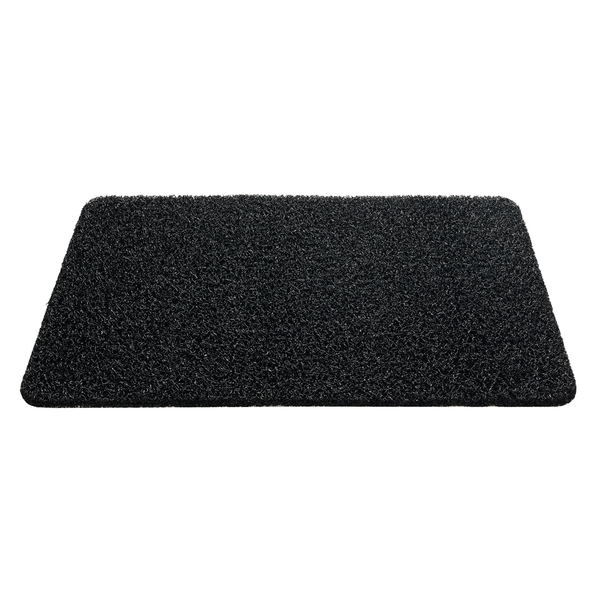 Afbeelding Hamat Mat Curly 60x80 cm - Deurmat - Zwart door Petsplace.nl
