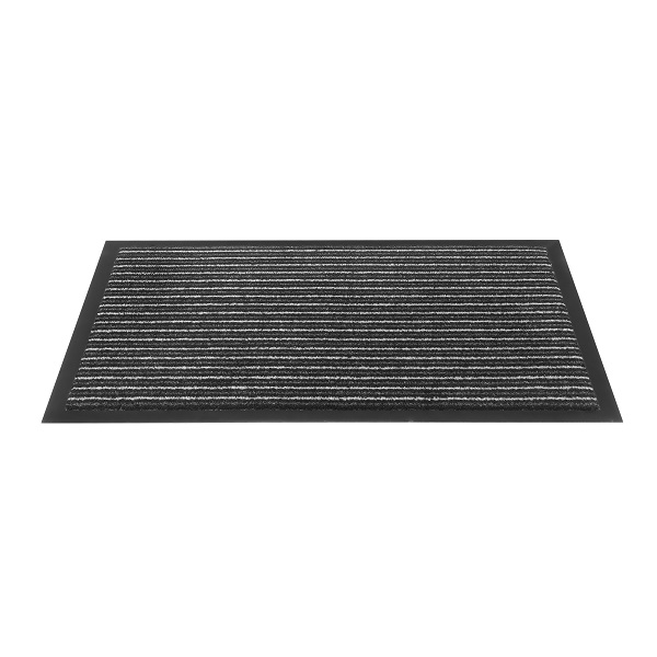 Afbeelding Hamat Schoonloopmat Scala - Deurmat - 60x80 cm Antraciet Gestreept door Petsplace.nl