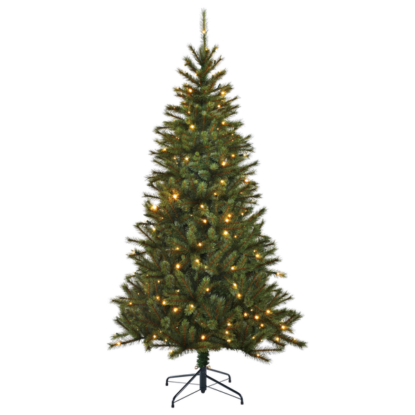 Afbeelding Black Box Kunstkerstboom led Kingston d102h185cm groen door Petsplace.nl