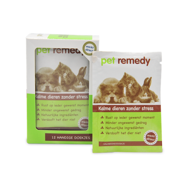 Afbeelding Pet Remedy Kalmerende Doekjes Per verpakking door Petsplace.nl