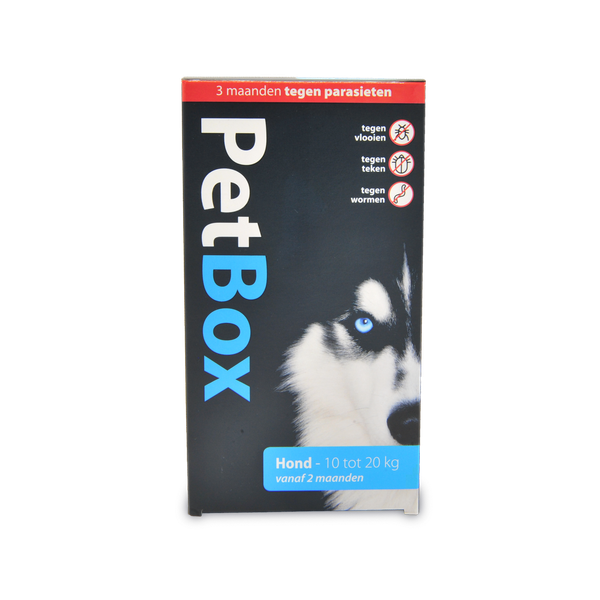 Afbeelding PetBox Hond 10 tot 20 kg Per verpakking door Petsplace.nl