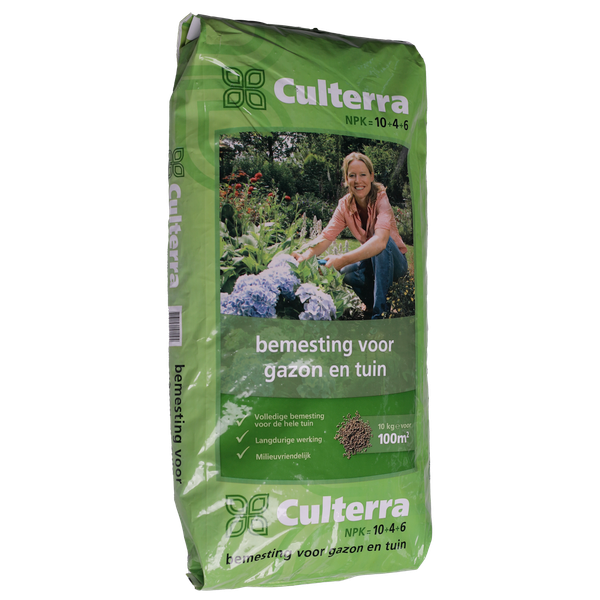 Afbeelding Culterra Meststof 10-4-6 Groen - Gazonmeststoffen - 10 kg door Petsplace.nl