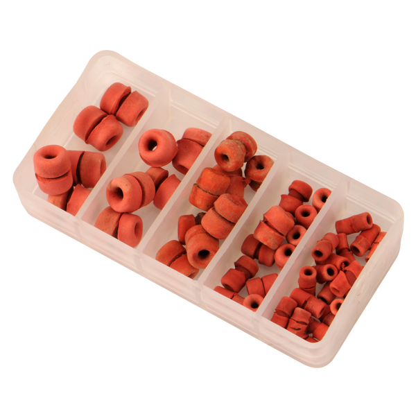 Afbeelding Albatros Toprubbers Assortiment - Toprubbers - Oranje 50 stuks Witvis door Petsplace.nl