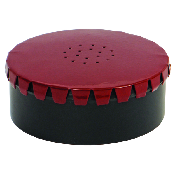Afbeelding Albatros Clic Madendoos - Aasdozen - 85 mm Zwart Rood Allround door Petsplace.nl