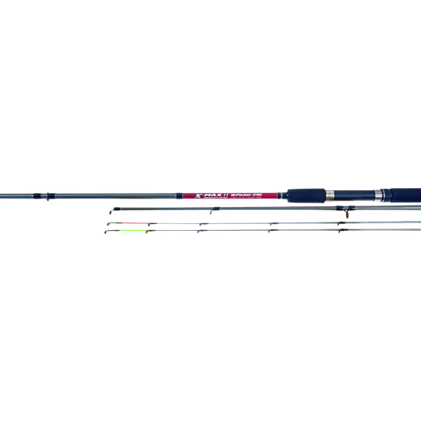 Afbeelding Albatros X-Max Winkle Picker 240cm 2delig - Werphengels - 125 cm Zwart Rood Feeder door Petsplace.nl