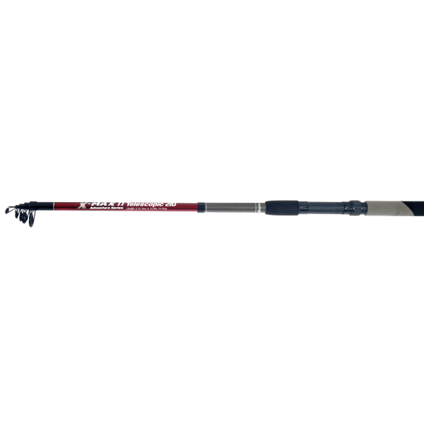 Albatros X-Max Telescopic 210cm 6delig - Werphengels - 55 cm Zwart Rood Allround 10-30g