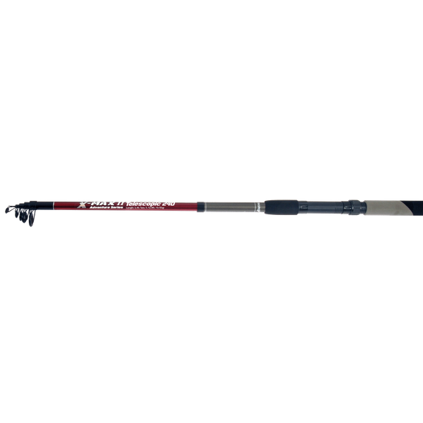 Afbeelding Albatros X-Max Telescopic 240cm 5delig - Werphengels - 65 cm Zwart Rood Allround 10-35g door Petsplace.nl