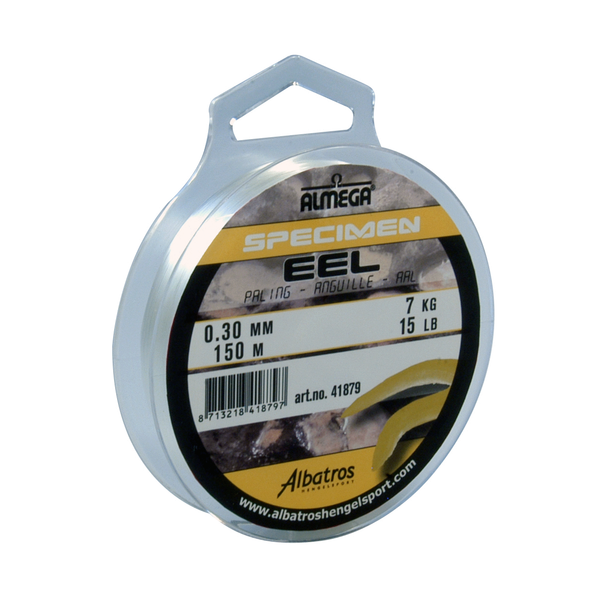 Afbeelding Albatros Vislijn Almega Aal - Hoofdlijn - 150 m Transparant 10 lb Roofvis 0.25mm door Petsplace.nl