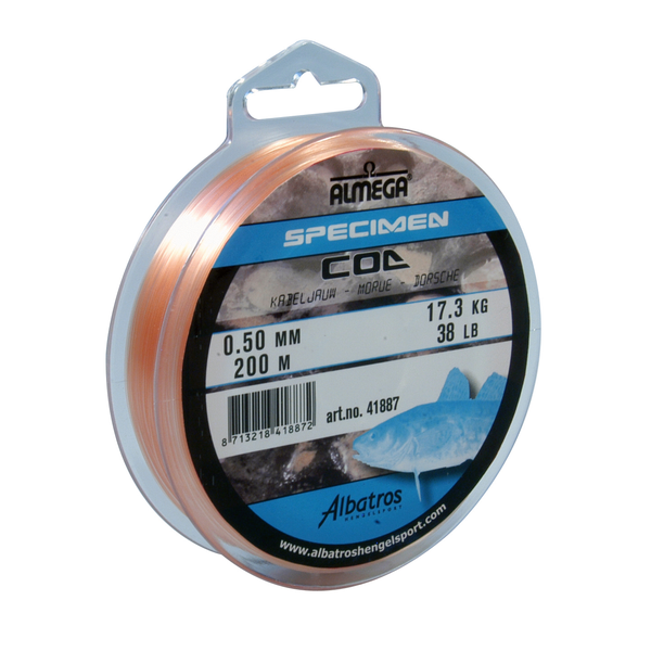 Afbeelding Albatros Vislijn Almega Gul - Hoofdlijn - 120 m 38 lb Zeevis 0.50mm door Petsplace.nl