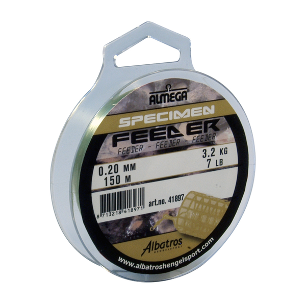 Afbeelding Albatros Vislijn Almega Feeder 150 m - Hoofdlijn - 0.18mm Feeder door Petsplace.nl