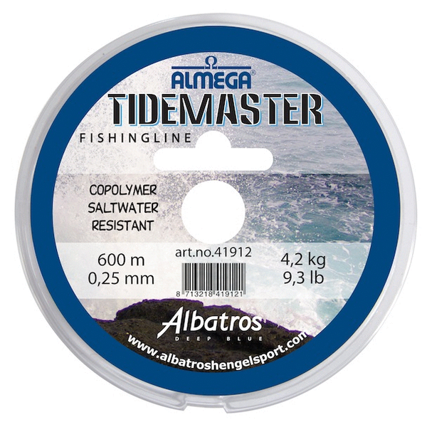 Afbeelding Albatros Vislijn Almega Tidemaster - Hoofdlijn - 600 m 12 lb Zeevis 0.30mm door Petsplace.nl