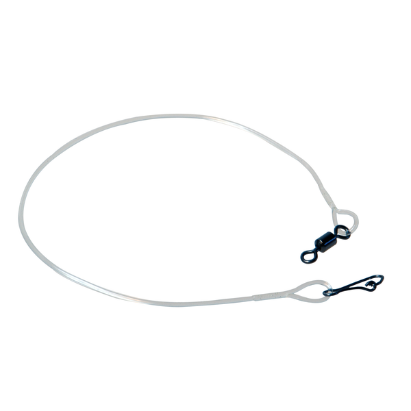 Afbeelding Albatros Shockabsorber 1.5mm - Onderlijnen - 15 cm Transparant Zwart Allround door Petsplace.nl