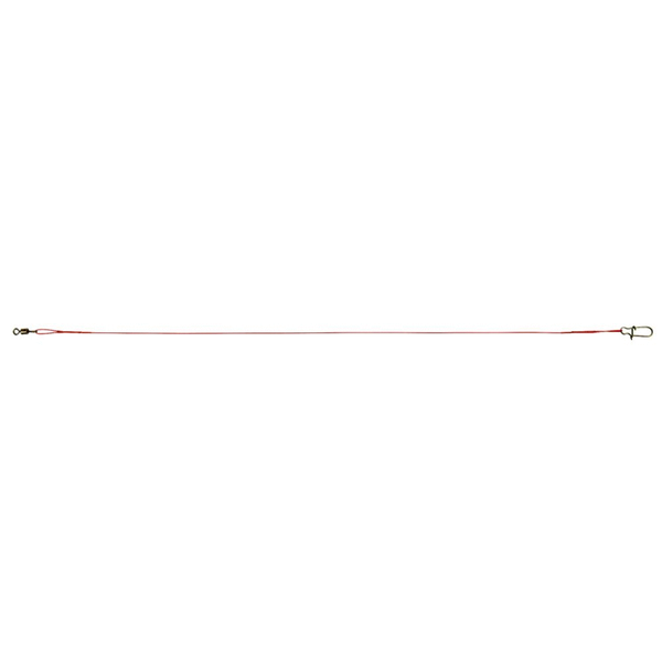 Afbeelding Albatros Red Hot Staaldraad 3 stuks - Onderlijnen - 15 kg Roofvis door Petsplace.nl