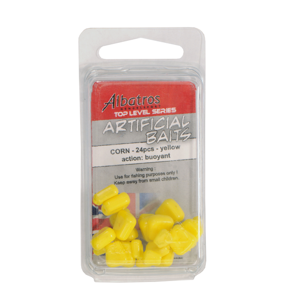 Afbeelding Albatros Artificial Corn - Baits - Geel 3x8 stuks Karper door Petsplace.nl