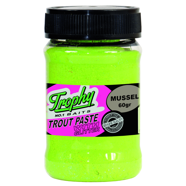 Afbeelding Albatros Forellenpasta Groen - Baits - Mosselen Forel door Petsplace.nl