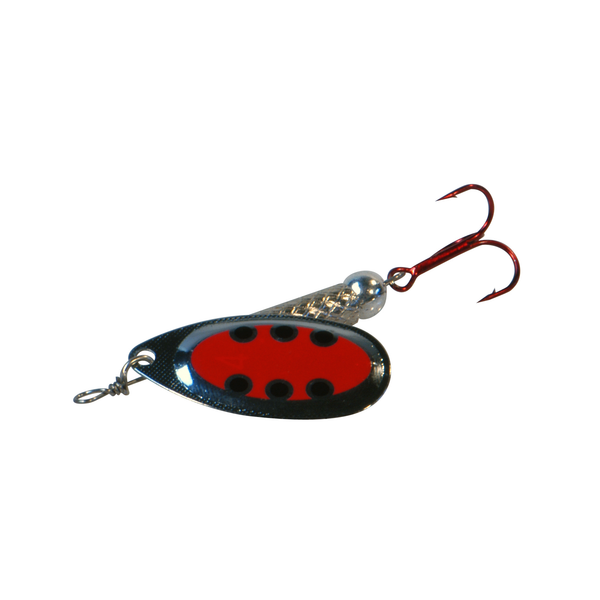 Albatros Spinner Classica 4 - Spinners - Zilver&Rood&Zwart Roofvis