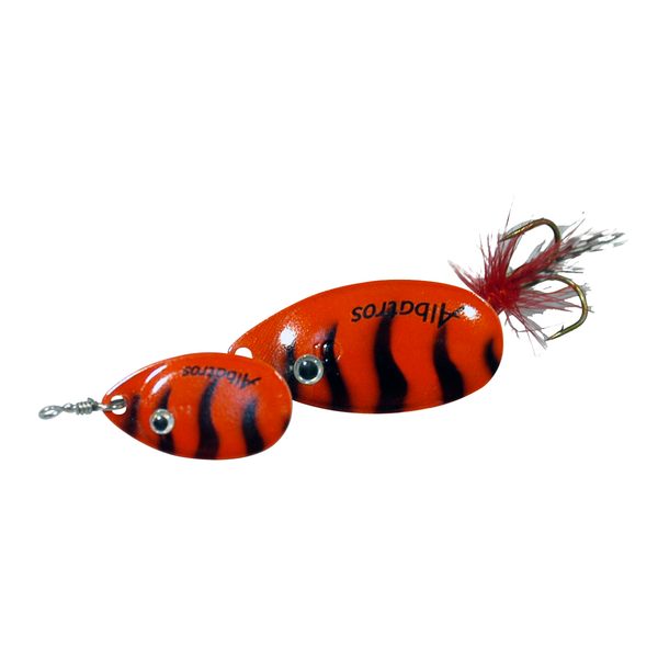 Afbeelding Albatros Spinner Teaser Tandem 3-5 - Spinners - Rood&Zwart&Wit Roofvis door Petsplace.nl