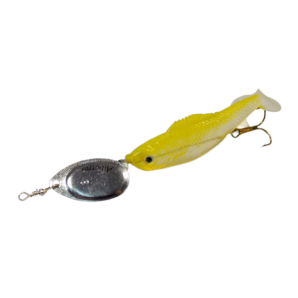 Afbeelding Albatros Spinner Fat Fish 3 - Spinners - Geel&Zilver Roofvis door Petsplace.nl